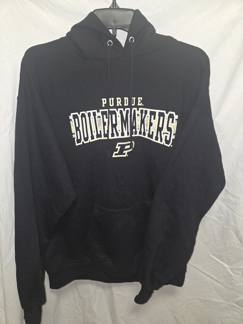 Purdue Hanes Hoodie Women's Large W Drawstring Great Condition